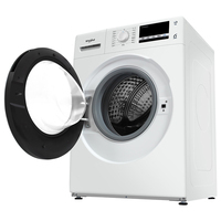 惠而浦 10公斤 洗烘一体变频 第六感智能洁净 滚筒洗衣机 WF100BHIW865W 全球白